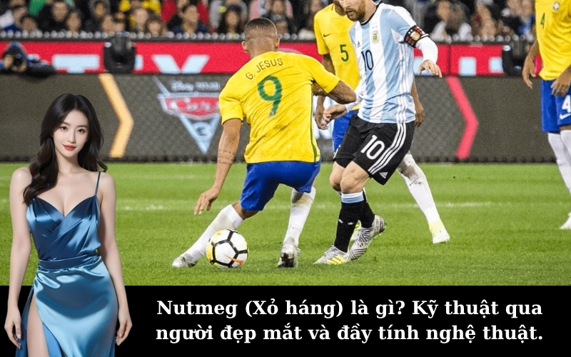Nutmeg (Xỏ háng) là gì? Kỹ thuật qua người đẹp mắt và đầy tính nghệ thuật.