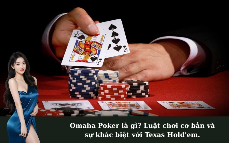 Omaha Poker là gì? Luật chơi cơ bản và sự khác biệt với Texas Hold'em.