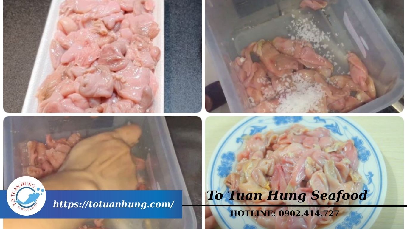 Bao tử cá ba sa đông lạnh