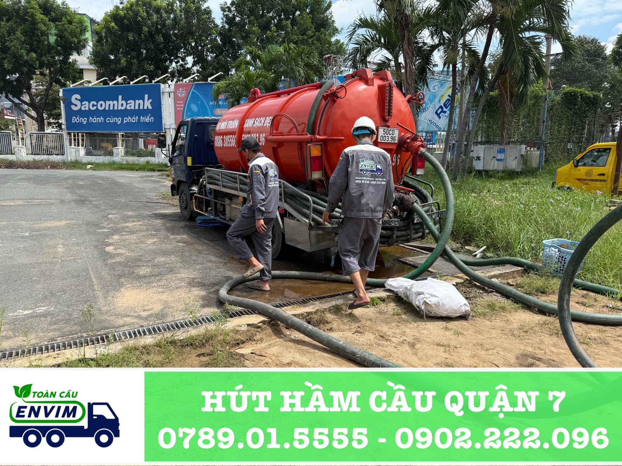hút hầm cầu quận 7 giá rẻ